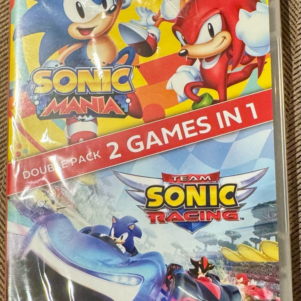 *NEW* Sonic Mania & Team Sonic Racing Double Pack Nintendo  Switch.